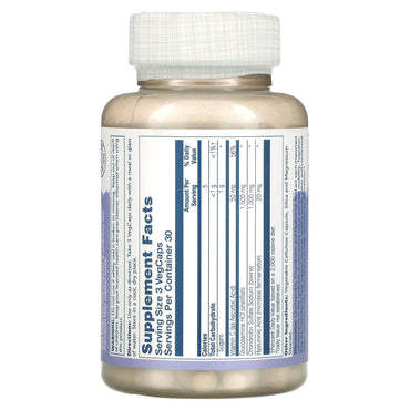 Solaray, Gluc Chon Ha 1500 mg/1000 mg/20 mg, 90 VegCaps UPC 076280081589 | HiLife Vitamins