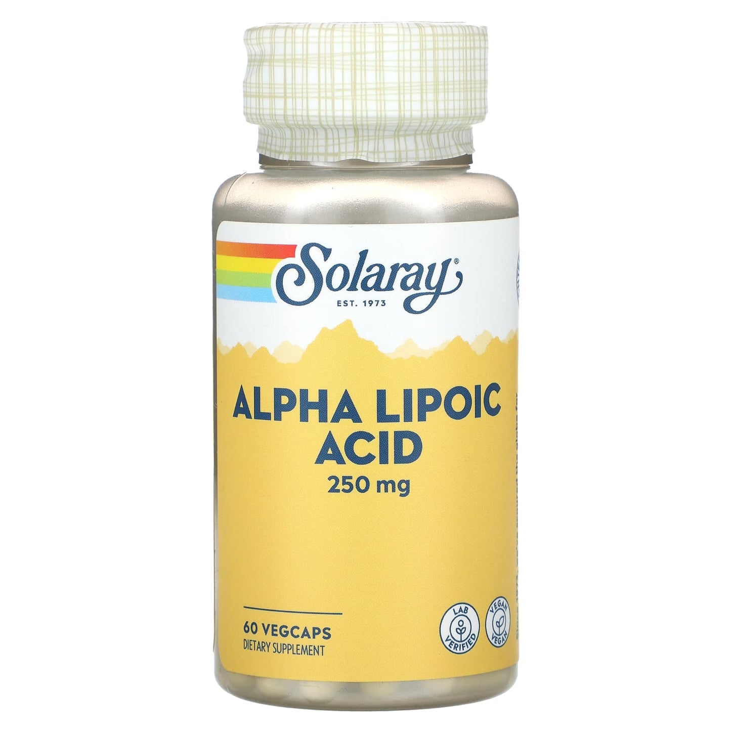 Solaray, Alpha Lipoic Acid, 250 mg, 60 VegCaps - 076280083194 | Hilife Vitamins