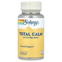 Solaray, Total Calm With Relora, 30 Vegetarian Capsules UPC 076280088618 | HiLife Vitamins