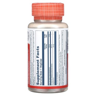 Solaray, Red Yeast Rice + Coq-10 600/30 mg, 60 VegCaps UPC 076280088922 | HiLife Vitamins