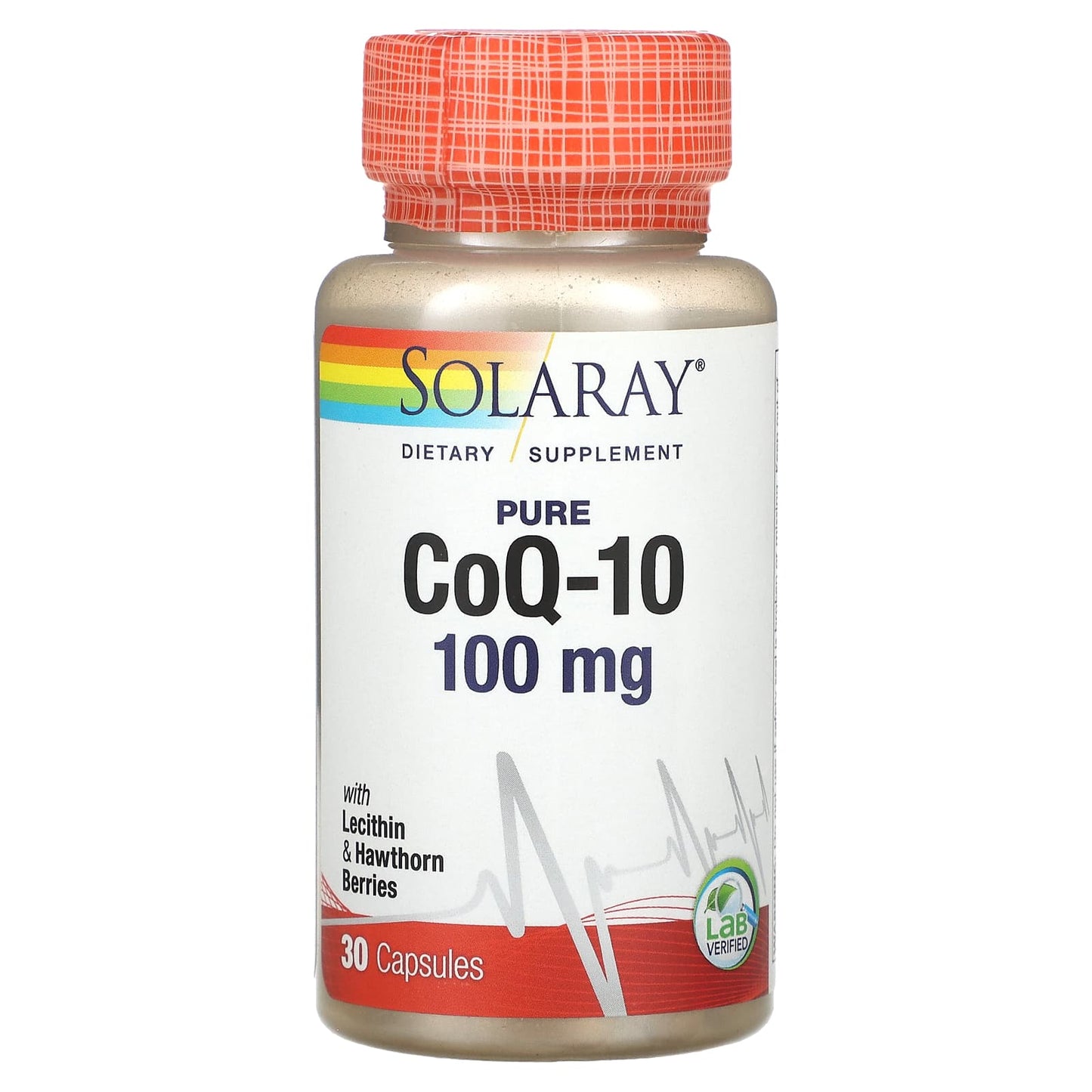 Solaray, CoQ-10 100mg, 30 Capsules UPC 076280089127 | HiLife Vitamins
