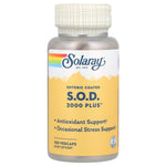 Solaray, S.o.d. 2000 Plus 400 mg, 100 VegCaps UPC 076280089301 | HiLife Vitamins