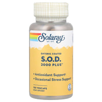 Solaray, S.o.d. 2000 Plus 400 mg, 100 VegCaps - 076280089301 | Hilife Vitamins