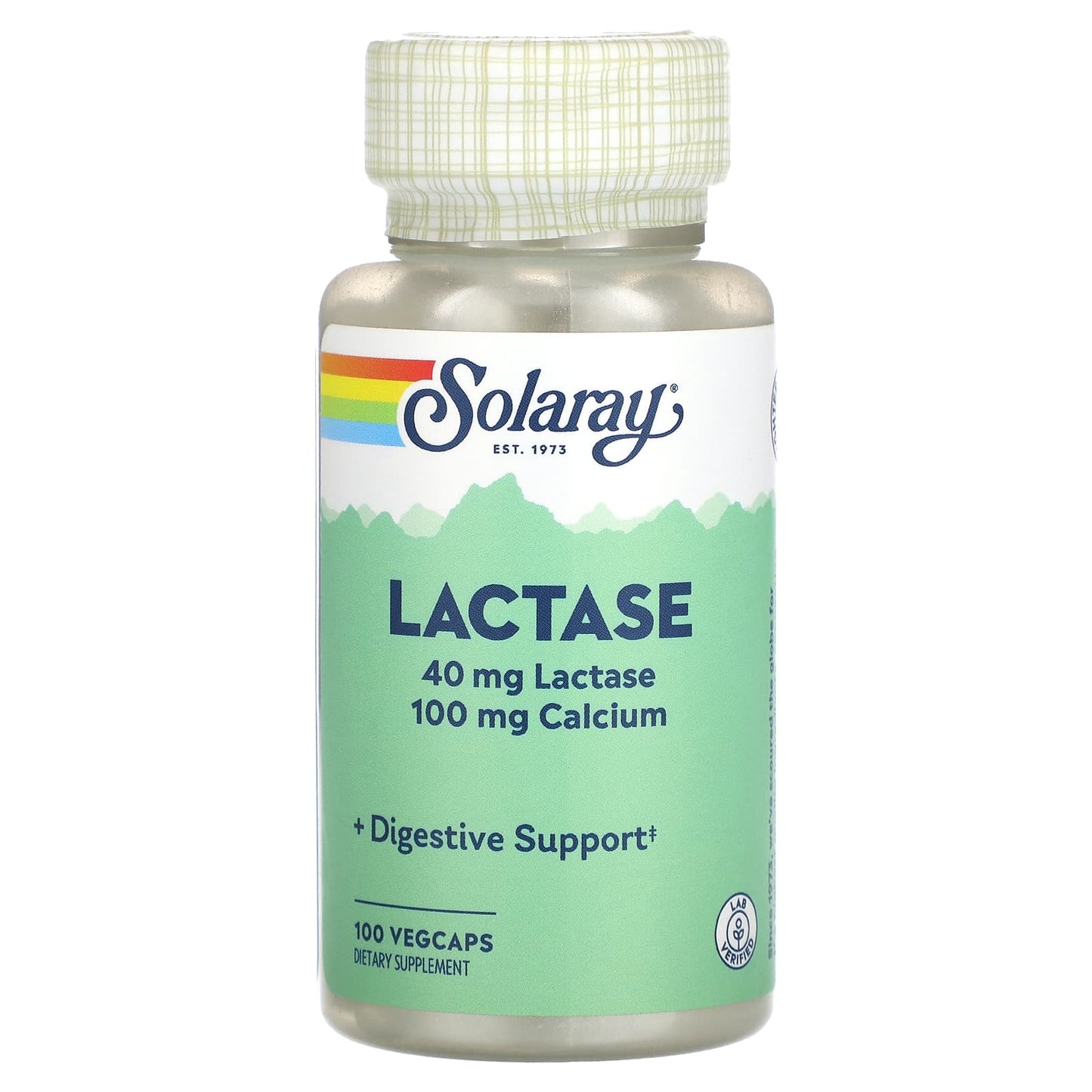 Solaray, Lactase, 100 VegCaps UPC 076280106152 | HiLife Vitamins