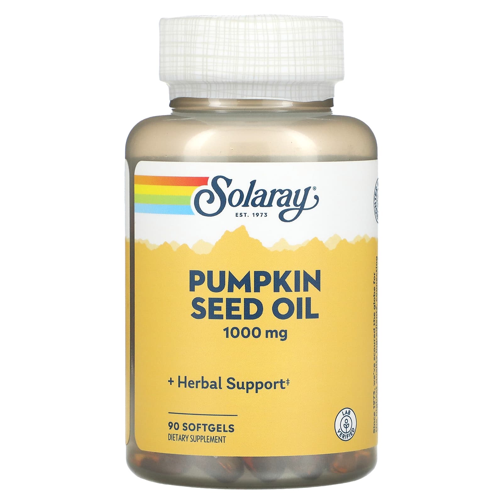 Solaray, Pumpkin Seed Oil 1000mg, 90 Softgels UPC 076280107272 | HiLife Vitamins