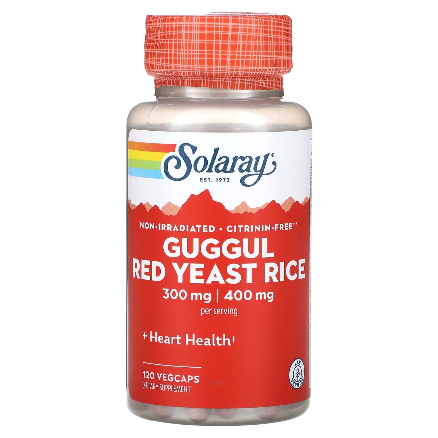 Solaray, Guggul & Red Yeast Rice 300/400 mg, 120 VegCaps - 076280111019 | Hilife Vitamins