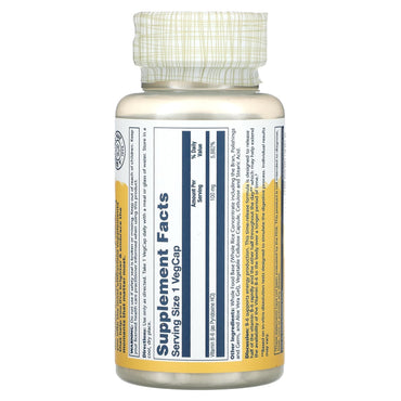 Solaray, Vitamin B-6, Timed Release, 100 mg, 60 VegCaps UPC 076280127423 | HiLife Vitamins