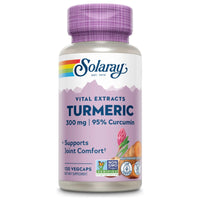 Solaray, Vital Extracts, Turmeric, 300 mg, 120 VegCaps UPC 076280129281 | Hilife Vitamins