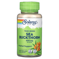 Solaray, True Herbs, Sea Buckthorn, 300 mg, 100 VegCaps UPC 076280137996 | HiLife Vitamins