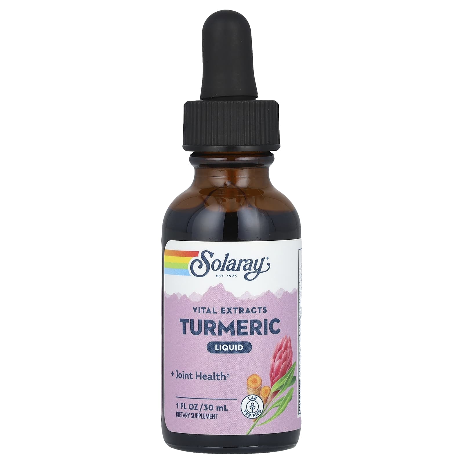 Solaray, Turmeric Extract, Full Spectrum, 1 Oz UPC 076280160857 | HiLife Vitamins