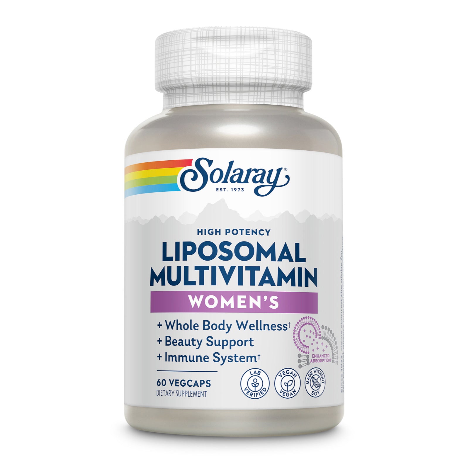 Solaray, High Potency Women's Liposomal Multivitamin, 60 VegCaps UPC 076280193251 | HiLife Vitamins