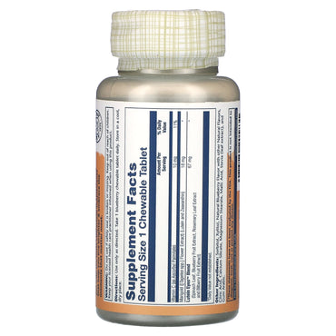 Solaray, Lutein Eyes Blueberry 18mg, 30 Chewables UPC 076280205831 | HiLife Vitamins