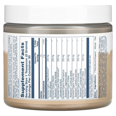 Solaray, Organic Fermented Mushroom Complete, 2.14 oz UPC 076280251036 | HiLife Vitamins