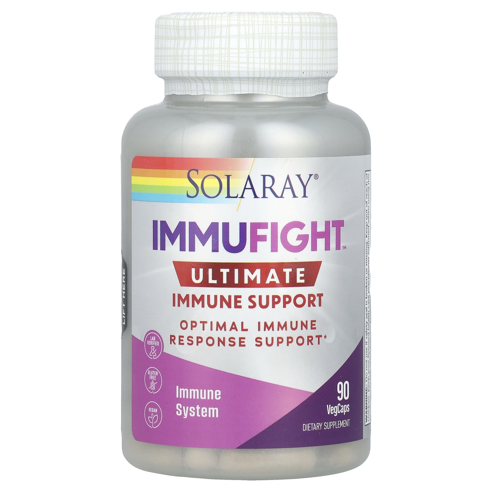 Solaray, ImmuFight Ultimate Immune, 90 VegCaps UPC 076280254921 | HiLife Vitamins