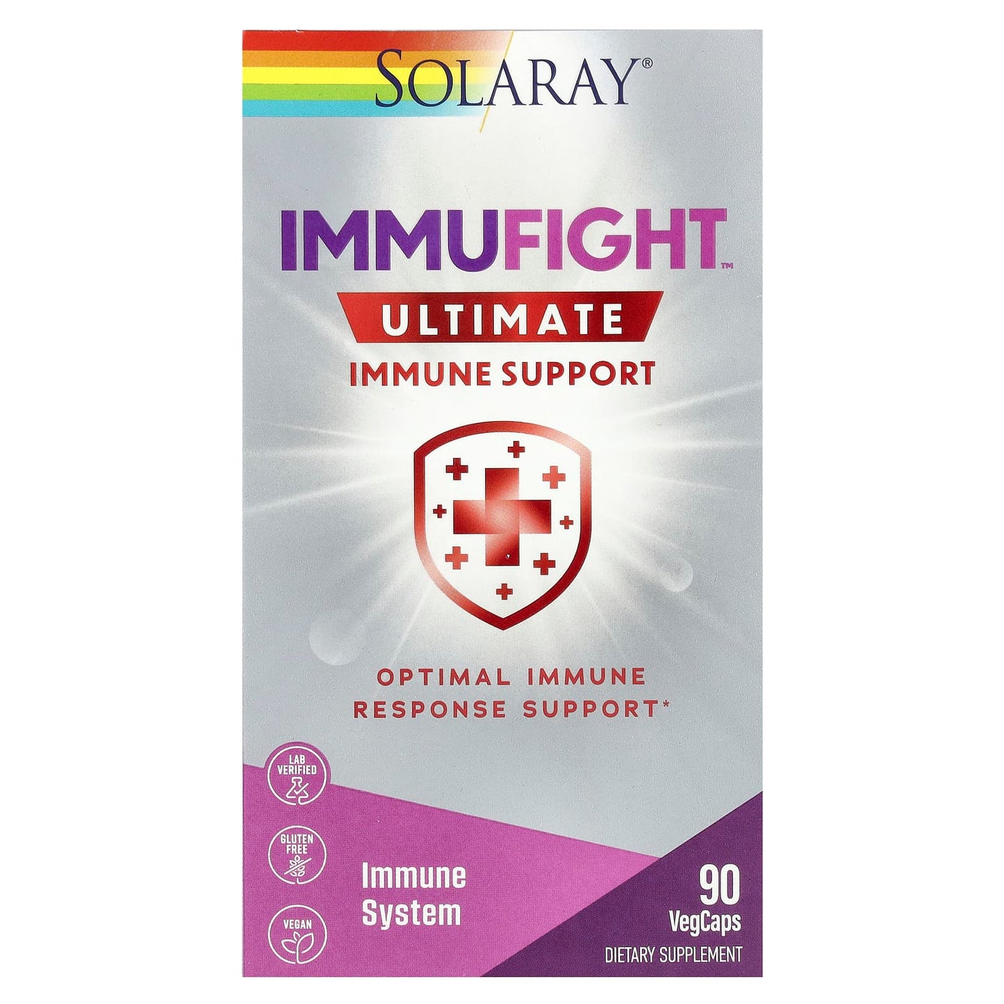 Solaray, ImmuFight Ultimate Immune, 90 VegCaps UPC 076280254921 | HiLife Vitamins
