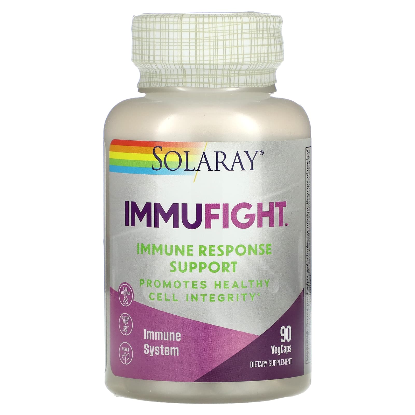 Solaray, ImmuFight Immune Response, 90 VegCaps UPC 076280279771 | HiLife Vitamins