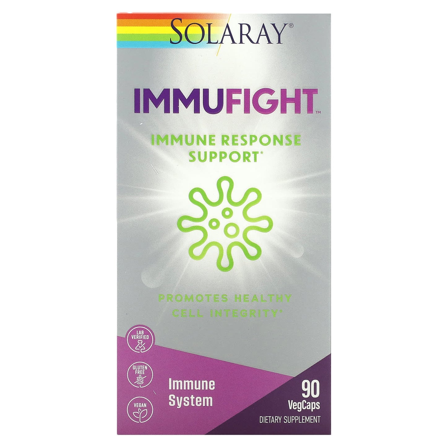 Solaray, ImmuFight Immune Response, 90 VegCaps UPC 076280279771 | HiLife Vitamins