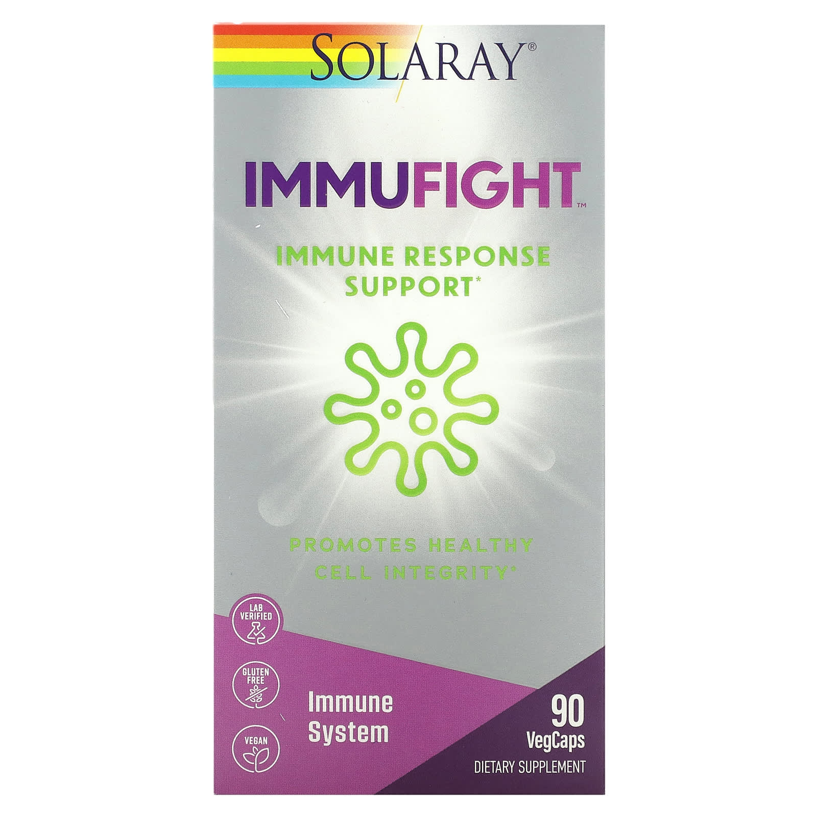 Solaray, ImmuFight Immune Response, 90 VegCaps UPC 076280279771 | HiLife Vitamins