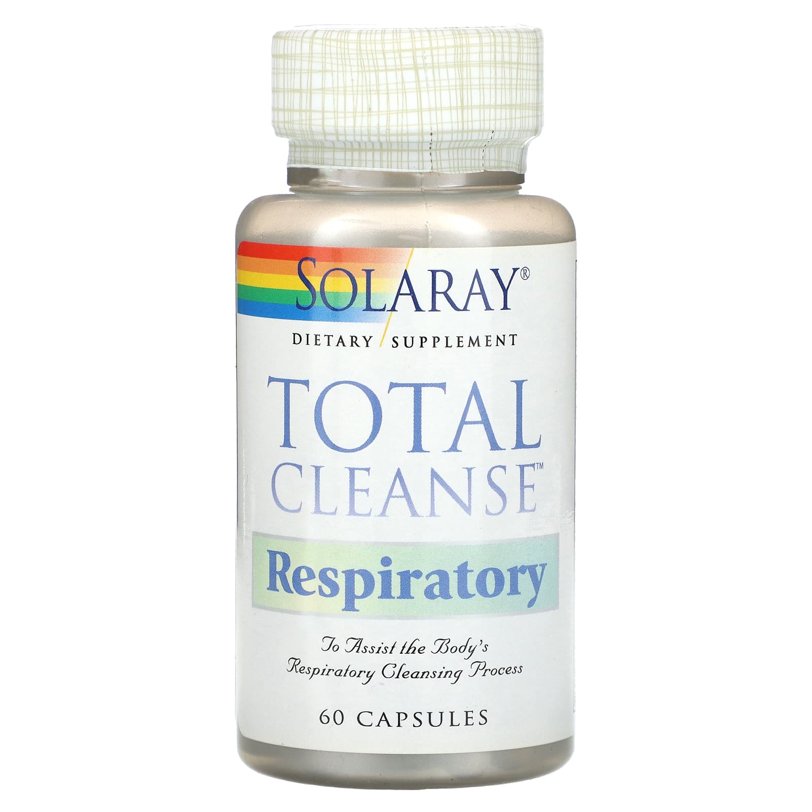 Solaray, Total Clean, Respiratory, 60 Capsules UPC 076280314755 | HiLife Vitamins