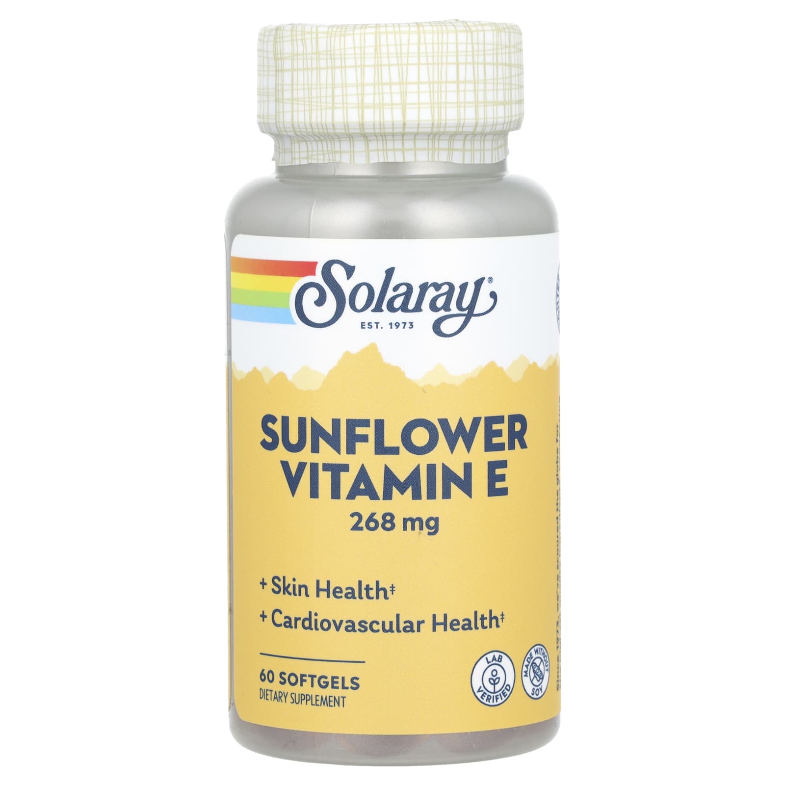 Solaray, Super Bio E, 60 Softgels UPC 076280320640 | HiLife Vitamins