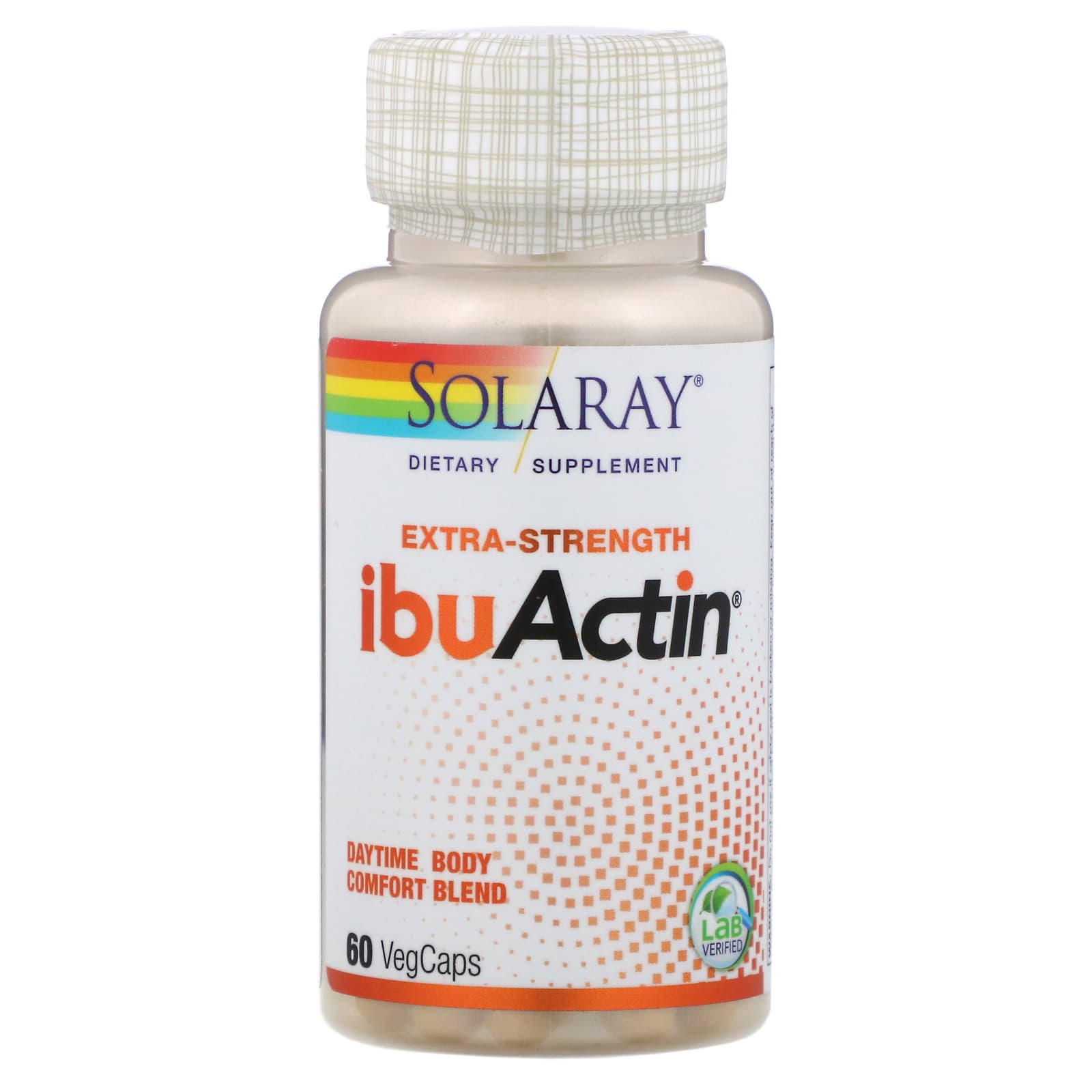 Solaray, Extra-Strength IbuActin, 60 VegCaps UPC 076280329575 | HiLife Vitamins