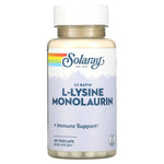 Solaray, L-Lysine Monolaurin 1:1 Ratio, 60 Vegetarian Capsules UPC 076280352818 | HiLife Vitamins