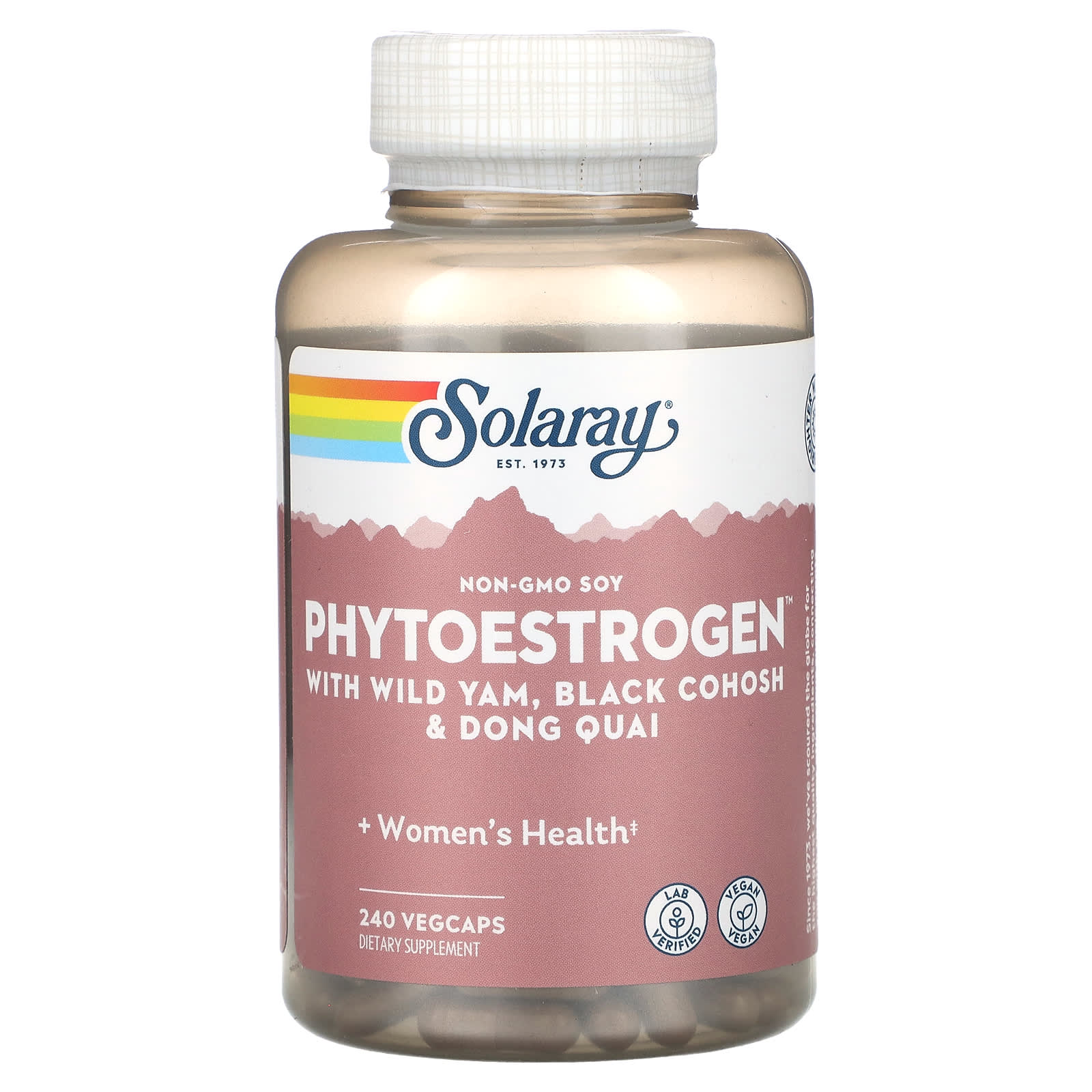 Solaray, PhytoEstrogen, 240 VegCaps - 076280375831 | Hilife Vitamins