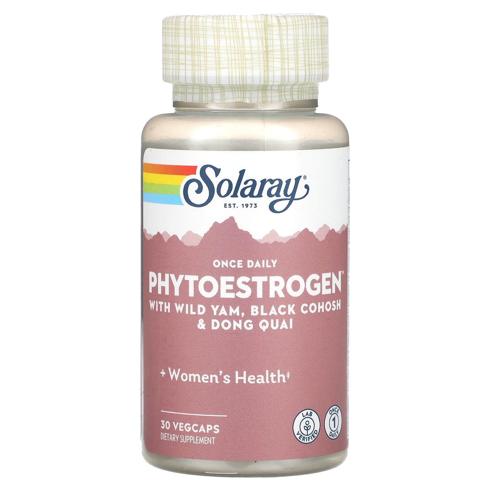 Solaray, Phytoestrogen with Wild Yam, Black Cohosh & Dong Quai, 30 Capsules UPC 076280375862 | HiLife Vitamins