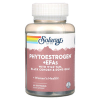 Solaray, Phytoestrogen & EFAs with Wild Yam, Black Cohosh & Dong Quai, 60 Softgels UPC 076280375923 | HiLife Vitamins