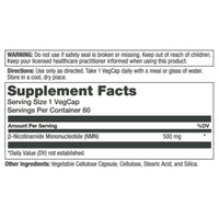 Solaray, NMN, 60 VegCaps UPC 076280398571 | Hilife Vitamins