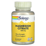 Solaray, Magnesium Citrate, 90 Capsules UPC 076280463019 | HiLife Vitamins