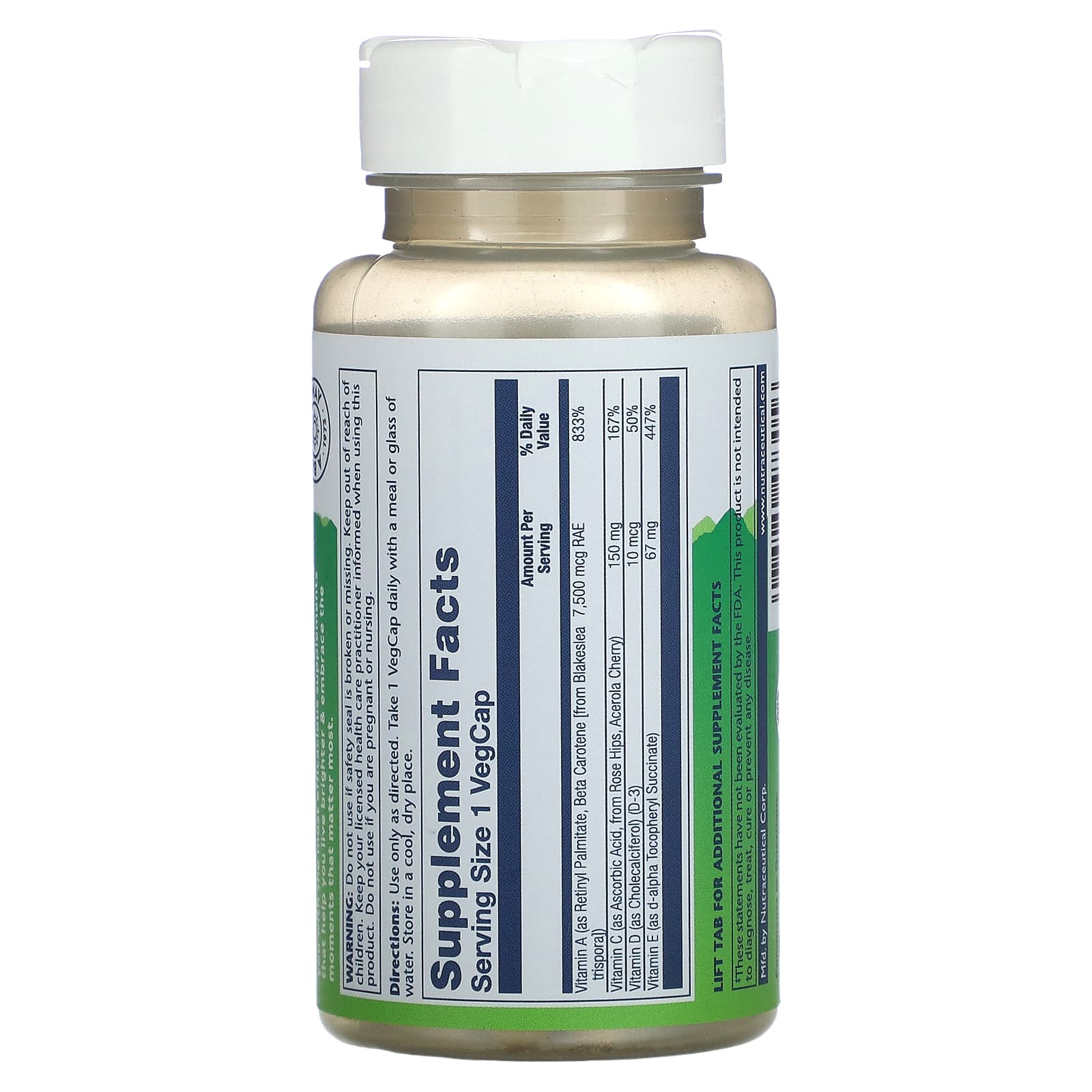 Solaray, Once Daily High Energy Iron Free, 60 VegCaps UPC 076280473056 | HiLife Vitamins