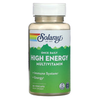 Solaray, Once Daily High Energy Iron Free, 60 VegCaps UPC 076280473056 | HiLife Vitamins