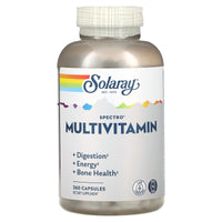 Solaray, Spectro Multivitamin, Iron Free, 360 Capsules UPC 076280478556 | HiLife Vitamins