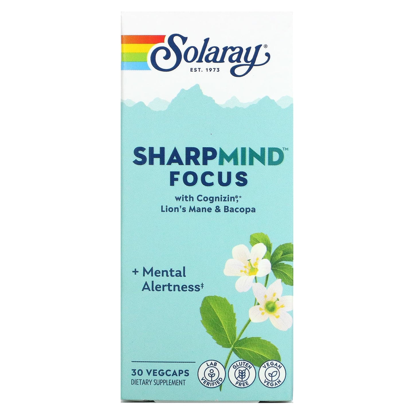 Solaray, SharpMind Focus, 30 ct UPC 076280499674 | HiLife Vitamins