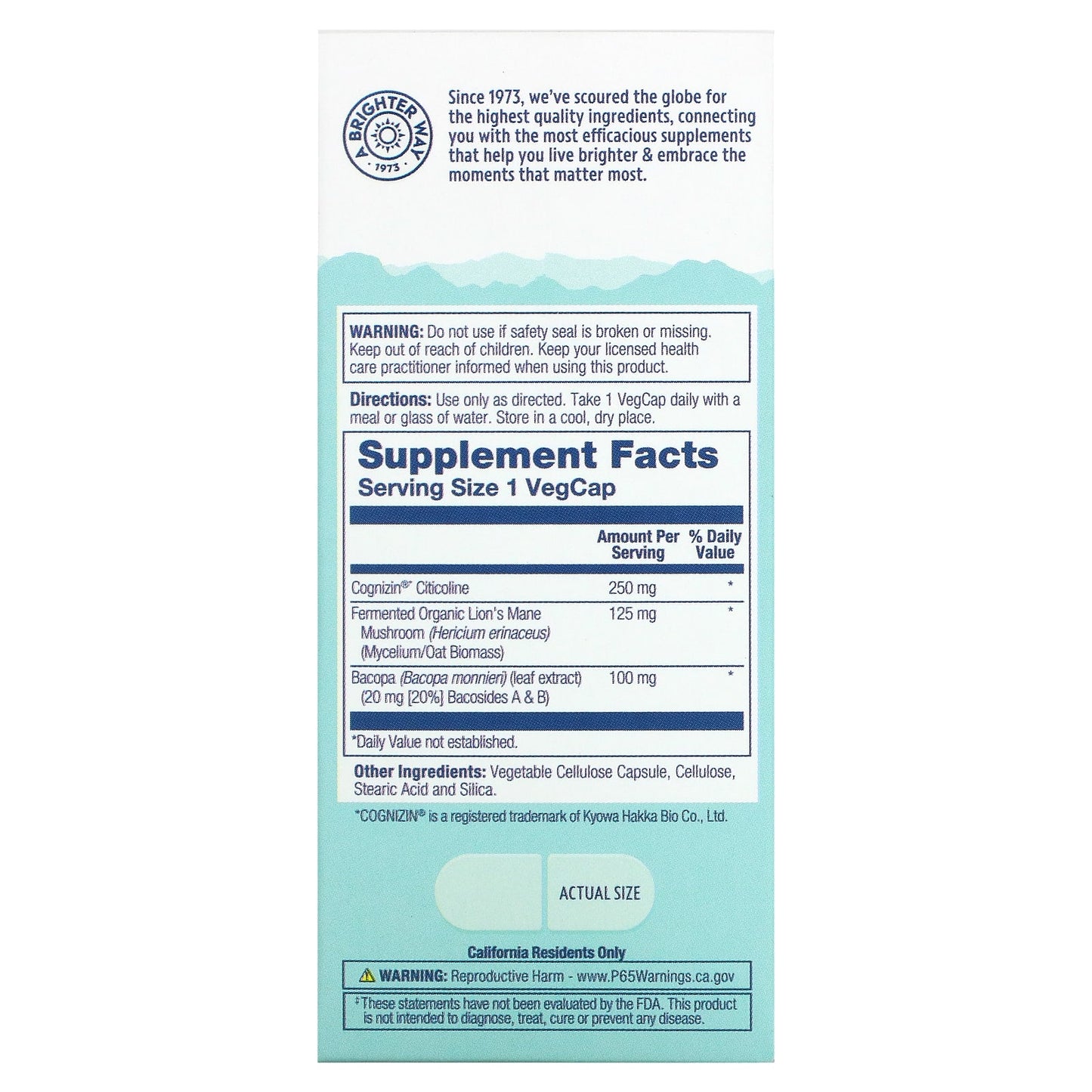 Solaray, SharpMind Focus, 30 ct UPC 076280499674 | HiLife Vitamins