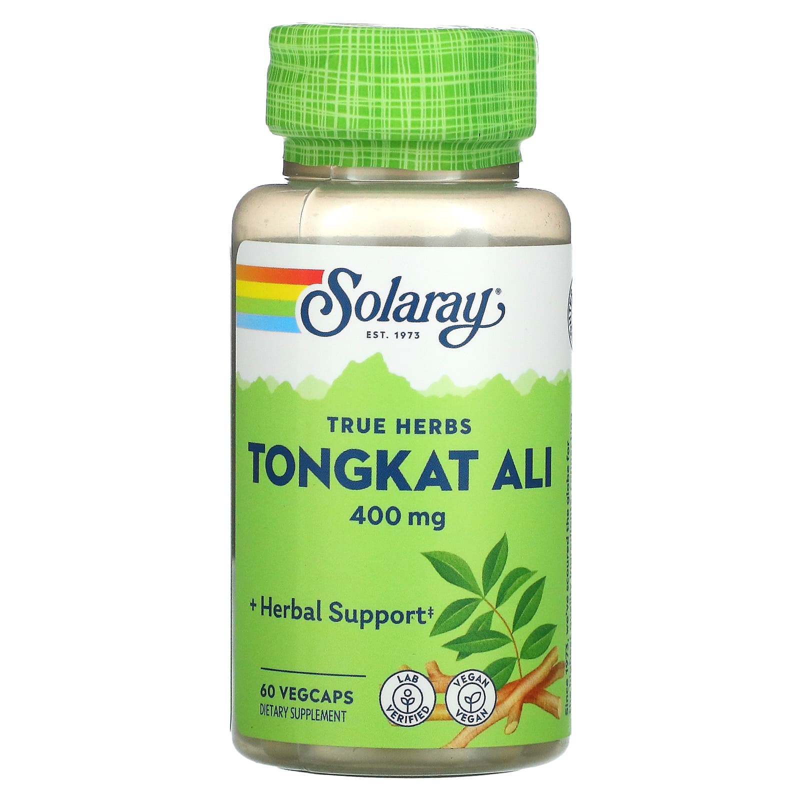 Solaray, Tongkat Ali 400 mg, 60 VegCaps - 076280544336 | Hilife Vitamins