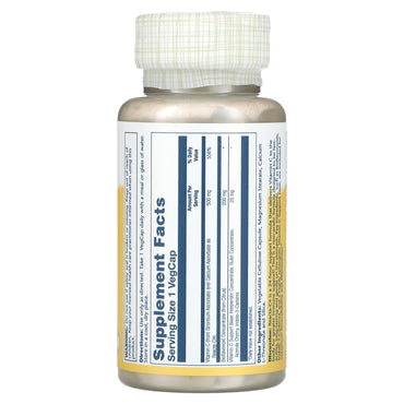 Solaray, Reacta-C w/Bioflav 500mg, 60 VegCaps UPC 076280559620 | HiLife Vitamins