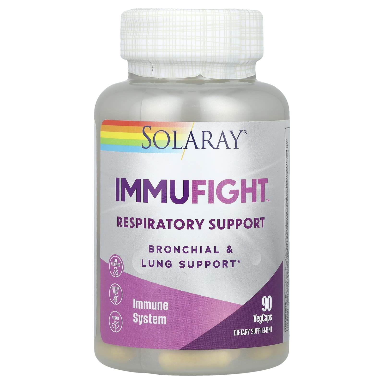 Solaray, ImmuFight Respiratory Support, 90 VegCaps UPC 076280563160 | HiLife Vitamins