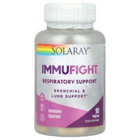 Solaray, ImmuFight Respiratory Support, 90 VegCaps UPC 076280563160 | HiLife Vitamins