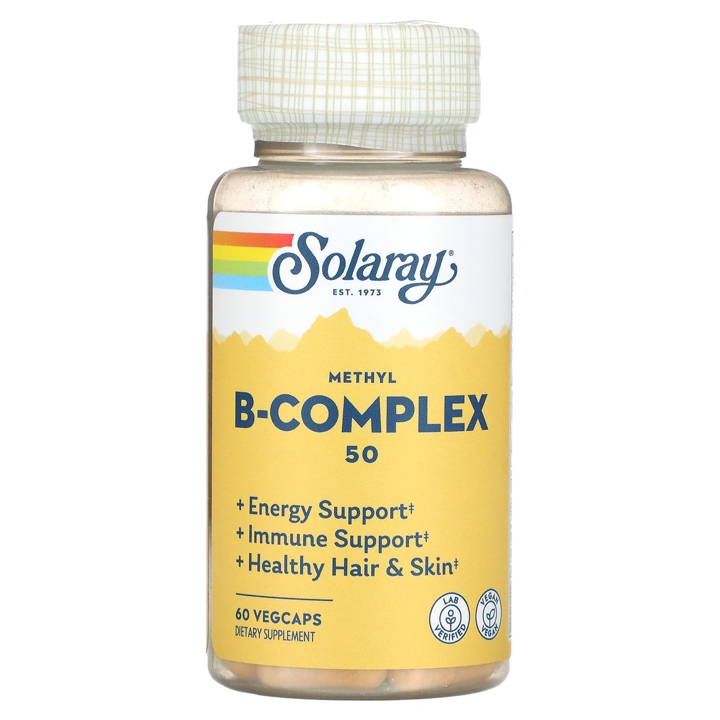 Solaray, Coenzyme B-Complex 50, 60 VegCaps UPC 076280599121 | HiLife Vitamins