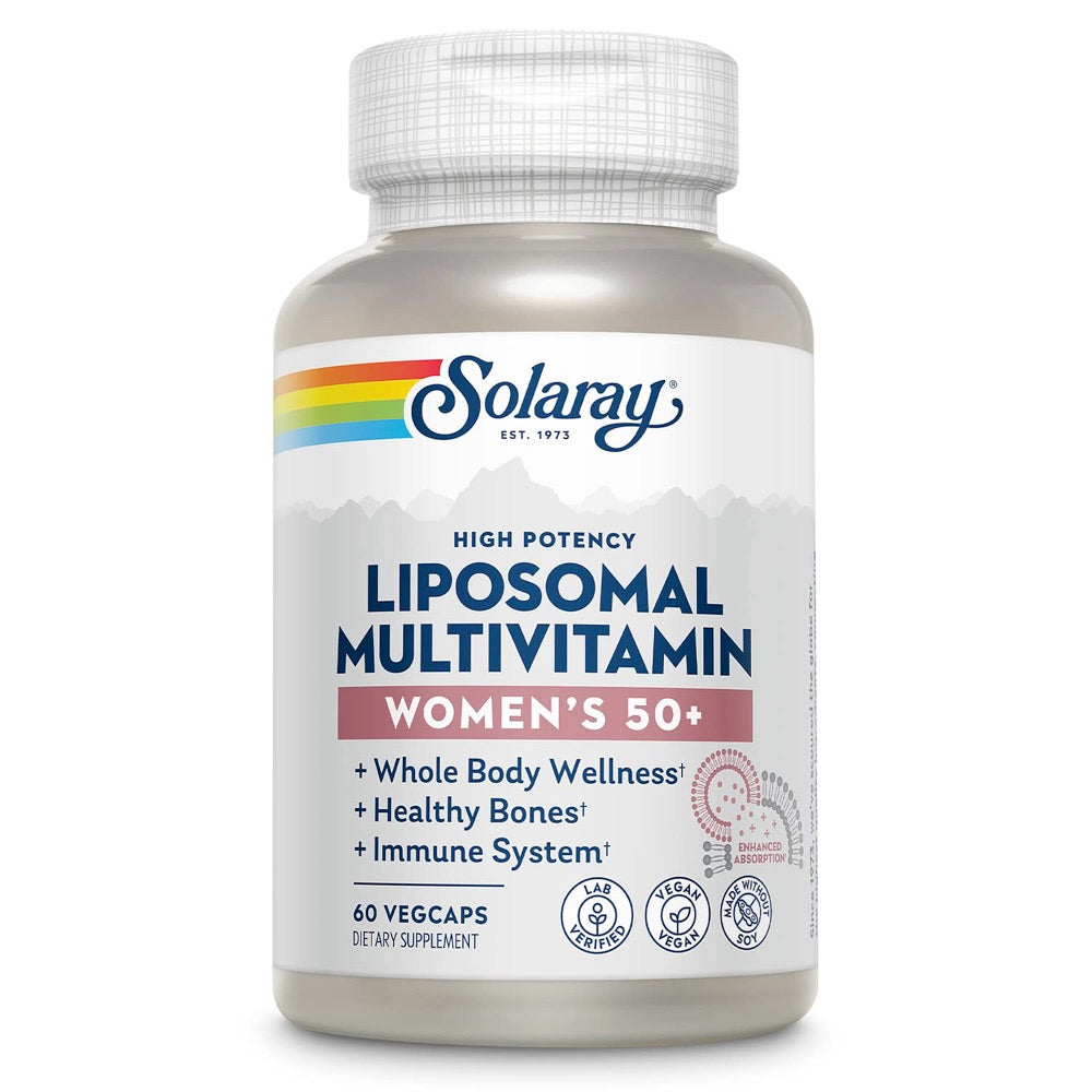 Solaray, Liposomal Multivitamin, Women's 50+, 60 VegCaps UPC 076280616903 | HiLife Vitamins