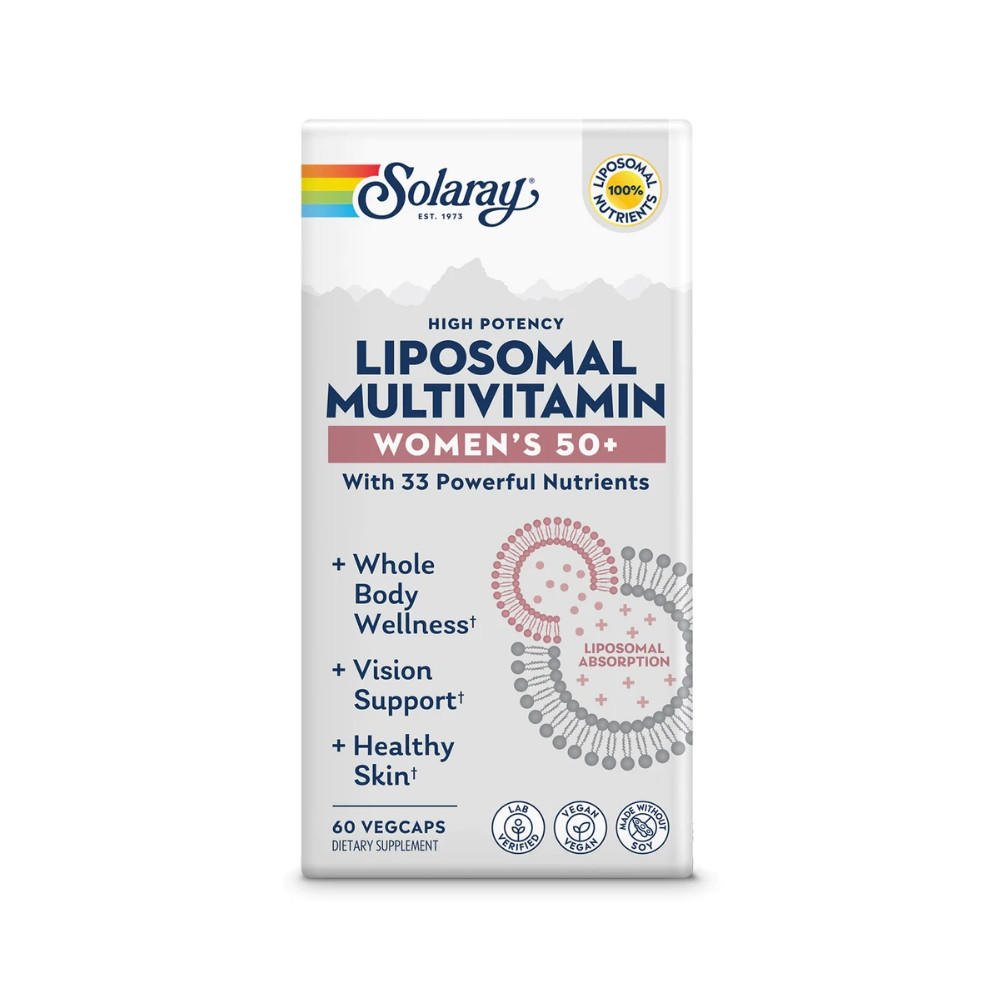 Solaray, Liposomal Multivitamin, Women's 50+, 60 VegCaps UPC 076280616903 | HiLife Vitamins