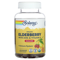 Solaray, Organic Elderberry, 60 Gummies UPC 076280635003 | HiLife Vitamins