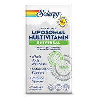 Solaray, Liposomal Multivitamin, Universal, 60 VegCaps UPC 076280640168 | HiLife Vitamins