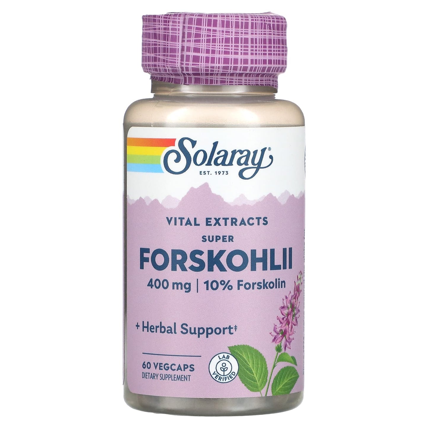 Solaray, Forskohlii Extract, Super, 60 VegCaps UPC 076280644753 | HiLife Vitamins