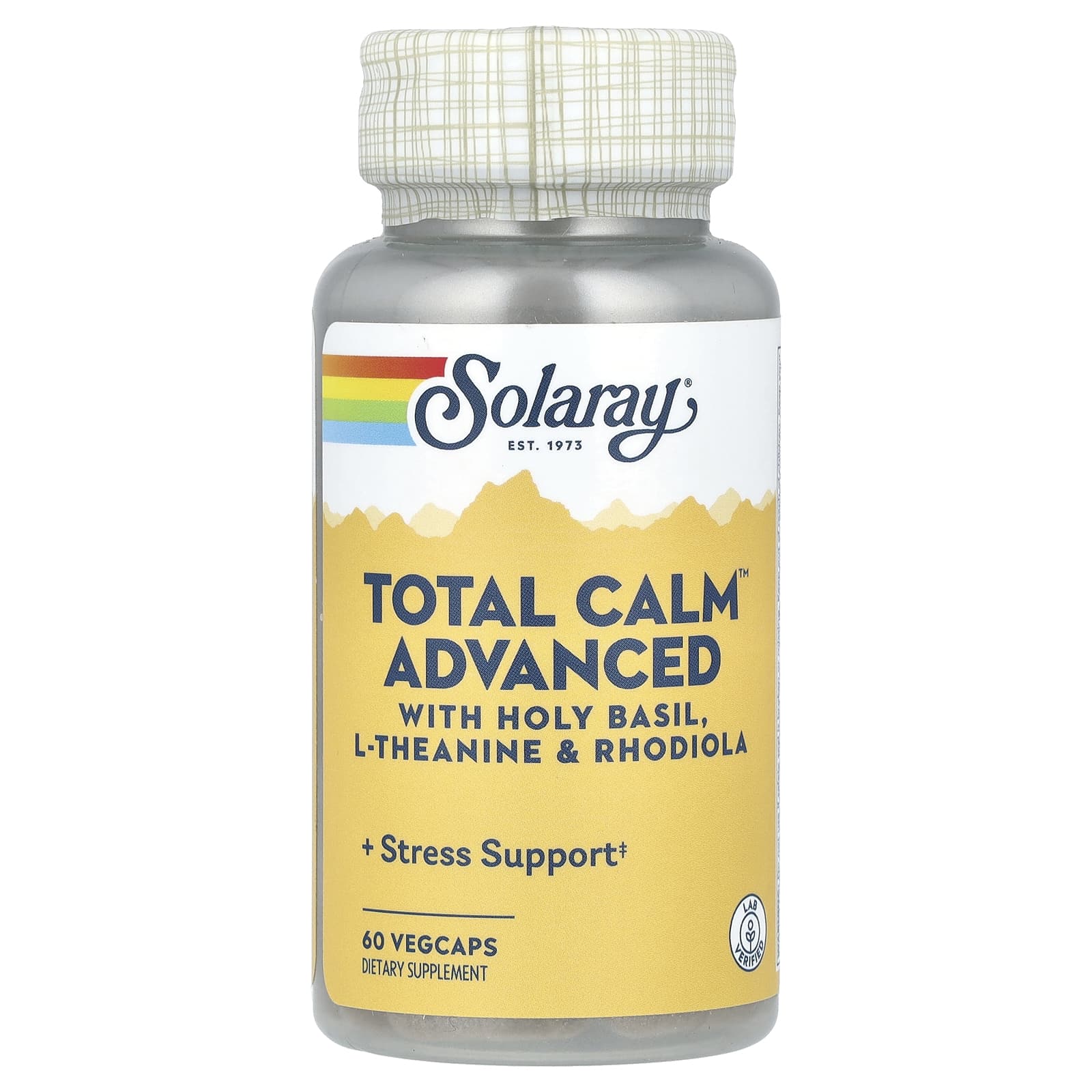 Solaray, Total Calm Advanced, 60 Vegetarian Capsules UPC 076280682670 | HiLife Vitamins