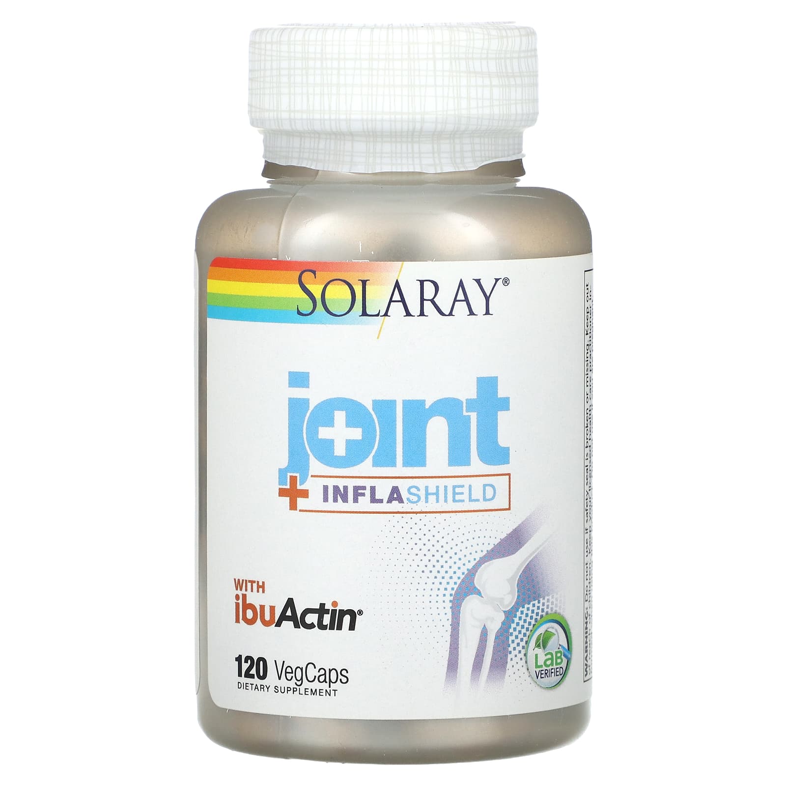 Solaray, Joint+ Inflashield with IbuActin, 120 Vegetarian Capsules UPC 076280695779 | HiLife Vitamins