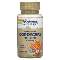 Solaray, Fermented Cordyceps Mushroom, 60 VegCaps UPC 076280771930 | HiLife Vitamins