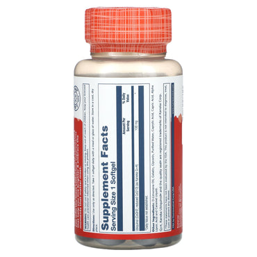 Solaray, Ubiquinol CoQ10, Enhanced Absorption, 100 mg, 30 Softgels UPC 076280824810 | HiLife Vitamins